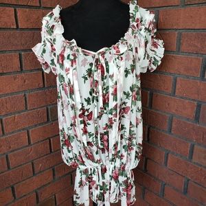 Twenty-one Floral Top, Women's size S